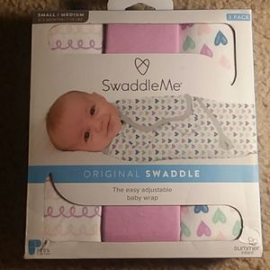 0-3 month small/medium swaddle blankets